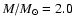 $M/M_{\odot}=2.0$