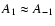 $A_1\approx A_{-1}$