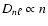 $D_{n\ell}\propto n$