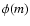 $\phi(m)$