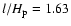 $l/H_{\rm p}=1.63$