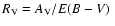 $\ensuremath{R_{\rm V}} = \ensuremath{A_{\rm V}} /\mbox{$E(B-V)$ }$