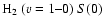 $\mbox{H$_2$ }(v=1\mbox{--}0)\;S(0)$