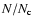 $N/\ensuremath{N_{\rm c}} $