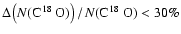 $\Delta\ensuremath{\!\:\!}\left(N(\mbox{C$\ensuremath{\:\!} ^{18}\ensuremath{\!\...
...emath{\:\!} {}N(\mbox{C$\ensuremath{\:\!} ^{18}\ensuremath{\!\;\!} $ O}) <
30\%$