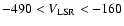 $-490 < V_{\rm LSR} < -160$