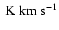 $\rm~K~km~s^{-1}$