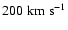 $200\rm\;km\;s^{-1}$