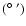 $\rm (^\circ\ ^\prime)$