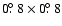 $0\hbox{$.\!\!^\circ$ }8 \times
0\hbox{$.\!\!^\circ$ }8$