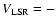 $V_{\rm LSR}=-$