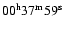 $\rm00^h37^m59^s$