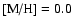 $\mbox{\rm [{\rm M}/{\rm H}]}=0.0$