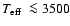 $\mbox{$T_{\rm eff}$ }\la3500$