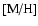 $\mbox{\rm [{\rm M}/{\rm H}]}$