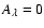 $A_\lambda=0$