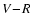 $V\!-\!R$