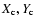 $X_{\rm c}, Y_{\rm c}$