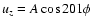 $u_z=A\cos 201\phi$