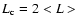 $L_{\rm c}=2<L>$