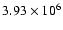 $3.93\times 10^6$