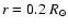 $r=0.2~R_\odot$