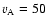 $v_{\rm A} = 50~$