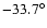 $-33.7^{\circ}$