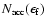 $N_{\rm acc}(\epsilon_{\rm f})$