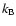 $k_{\rm B}$