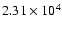 $2.31 \times 10^{4}$