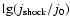$\lg(j_{\rm shock}/j_{0})$