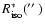 $R^*_{\rm iso} (\hbox{$^{\prime\prime}$ })$