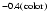 $^{-0.4({\rm color})}$