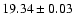$19.34\pm0.03$