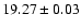 $19.27\pm0.03$