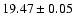 $19.47\pm0.05$