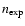 $n_{\rm exp}$