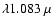$\lambda1.083~\mu$