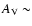 $A_{\rm V} \sim$