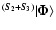$^{(\vec{S}_2+\vec{S}_3)}\vert\vec{\Phi}\rangle$