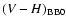 $(V-H)_{\rm BB0}$