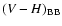 $(V-H)_{\rm BB}$