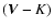 $({\vec V-K})$