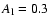 $A_{\rm l}=0.3$