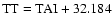 $\rm TT=TAI + 32.184$