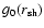 $g_{0}({r}_{\rm sh})$