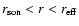 $r_{\rm son}<r<r_{\rm eff}$
