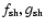 $f_{\rm sh},g_{\rm sh}$