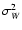 $\sigma_W^2$